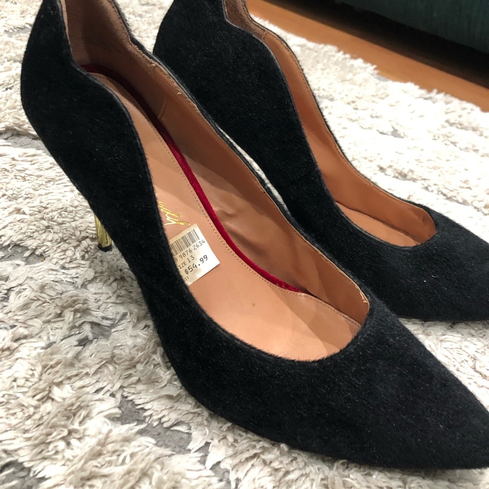 Christian Siriano Payless 13 faux pony hair pumps